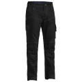 Bisley BPC6475_BBLK - 100% Cotton Black X Airflow Ripstop Engineered Cargo Work Pants